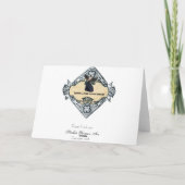 Marie Antoinette Halloween Masquerade Karte (Rückseite)