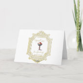 Marie Antoinette Holiday Card Feiertagskarte (Rückseite)