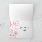 Marie Antoinette Holiday Card Feiertagskarte (Innenseite)