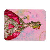Marie Antoinette & Hummingbirds in Rosa Magnet (Horizontal)