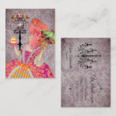 Marie Antoinette II (mehr Wahlen) - Visitenkarte (Vorne/Hinten)