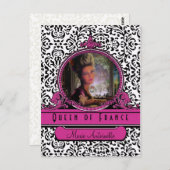 Marie Antoinette II ~ Postkarte (Vorne/Hinten)