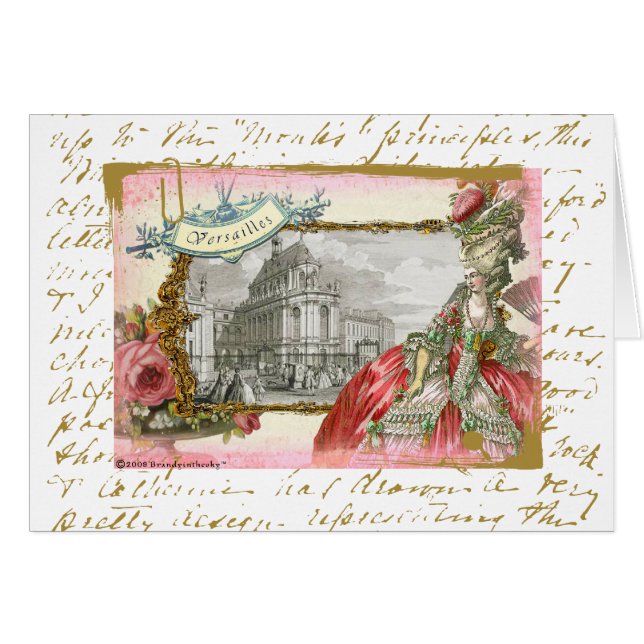 Marie Antoinette im Schloss Versailles (Vorderseite (Horizontal))