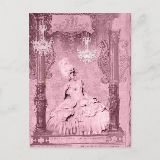 Marie Antoinette Immortal Memorie individuell Postkarte (Vorderseite)