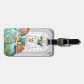 Marie Antoinette in Aqua Gepäckanhänger (Vorderseite horizontal)