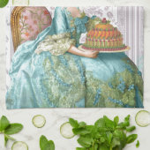 Marie Antoinette in Aqua Handtuch (Gefaltet)