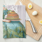 Marie Antoinette in Aqua Handtuch (Viertel Falte)