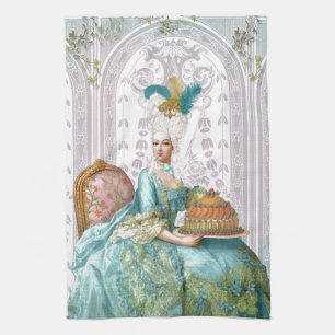 Marie Antoinette in Aqua Handtuch
