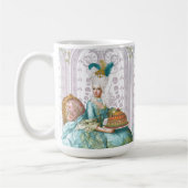 Marie Antoinette in Aqua Kaffeetasse (Links)