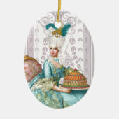 Marie Antoinette in Aqua Keramikornament (Vorne)