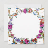 Marie Antoinette in Blume ~ Einladungen (Rückseite)