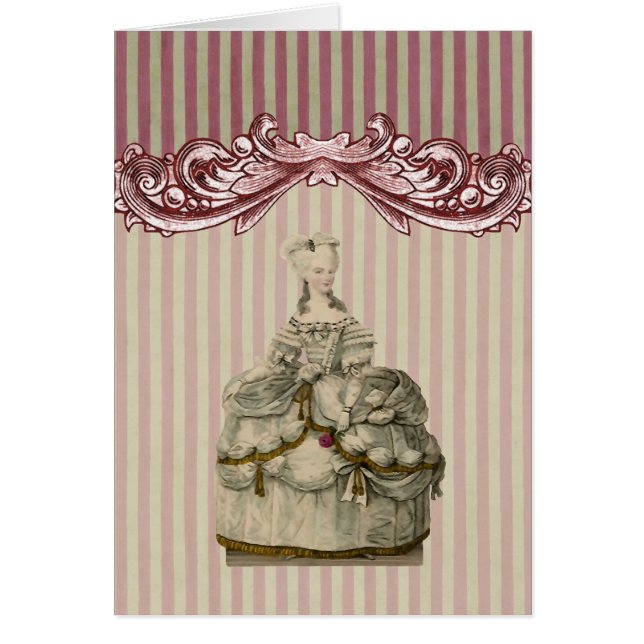 Marie Antoinette in Extravagant Dress - (Vorne)