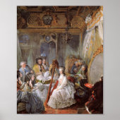 Marie Antoinette in her Chamber at Versailles Poster (Vorne)