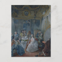Marie Antoinette in ihrem Saal in Versailles