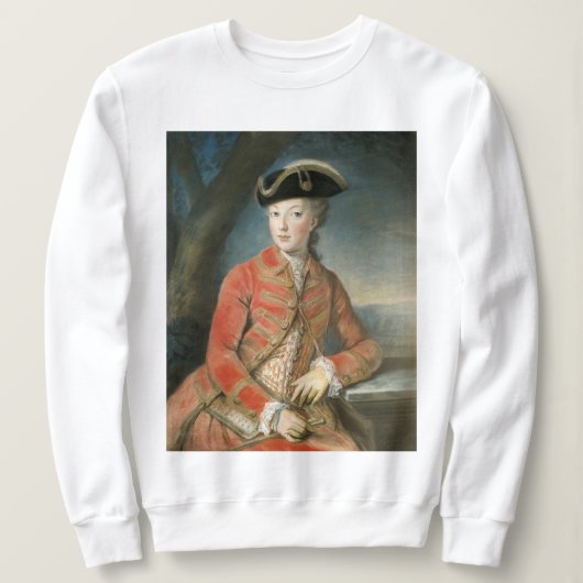 Marie Antoinette in Red Jacket Sweatshirt (Design vorne)