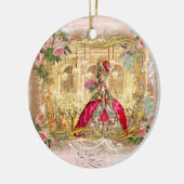 Marie Antoinette in Rosa Weihnachtsschmuck (Links)