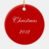 Marie Antoinette in Versailles Weihnachten Keramik Ornament (Hinten)