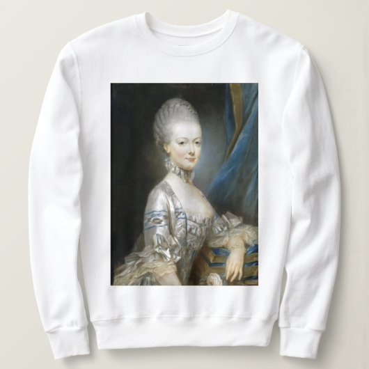 Marie Antoinette in White Sweatshirt (Design vorne)