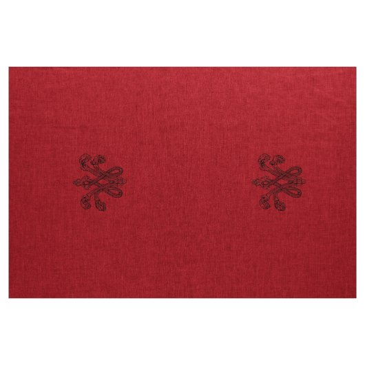 Marie Antoinette initial monogram upholstery panel Stoff (Yard (91,4 cm))