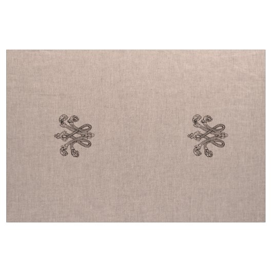 Marie Antoinette initials monogramm polsterung Stoff (Yard (91,4 cm))