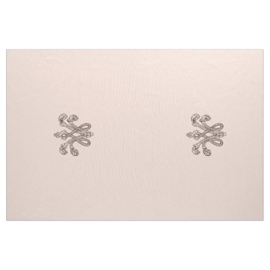 Marie Antoinette initials monogramm upholstery Stoff (Yard (91,4 cm))