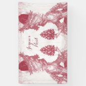 Marie Antoinette Joyeux Weihnachten Banner (Vertikal)