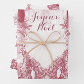Marie Antoinette Joyeux Weihnachten Geschenkpapier Set (Beispiel)