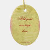 Marie Antoinette Keepake Ornament (Hinten)