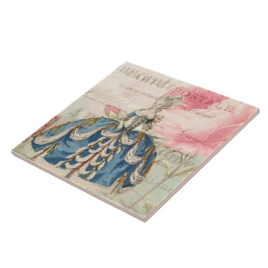 Marie Antoinette Keramik Tile Fliese (Seite)