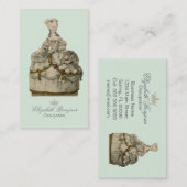 Marie Antoinette Kleid~ Visitenkarte (Vorne/Hinten)