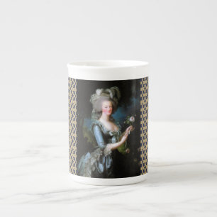 Marie Antoinette Knochen-China-Tasse Porzellantasse