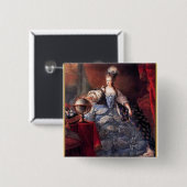 Marie Antoinette Knopf Button (Vorne & Hinten)