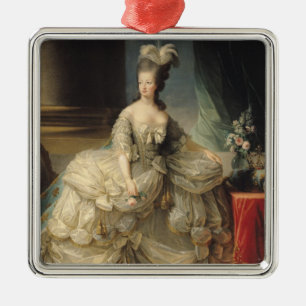 Marie Antoinette Königin von Frankreich, 1779 Silbernes Ornament