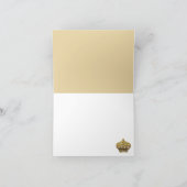 Marie Antoinette, Königin von Frankreich, Note Car Dankeskarte (Innenseite)