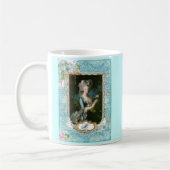 Marie Antoinette Lace Rosa Rose Kaffeetasse (Links)
