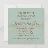 Marie Antoinette Ladys in Wart Einladung (Rückseite)