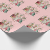 Marie Antoinette Ladys in Wart Geschenkpapier (Ecke)