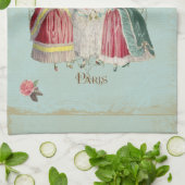 Marie Antoinette Ladys in Wart Geschirrtuch (Gefaltet)