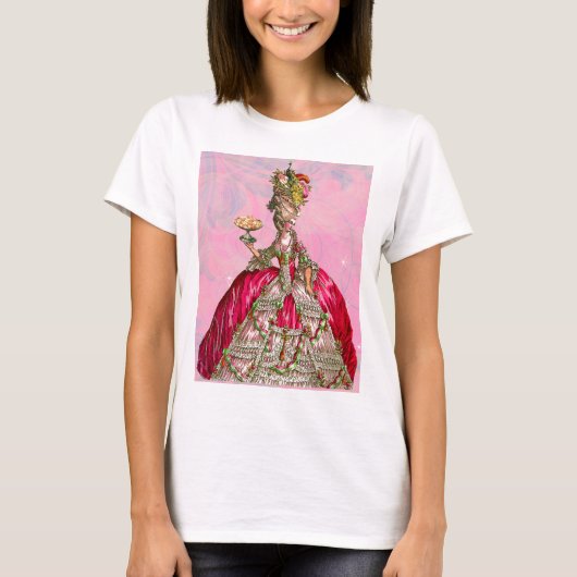Marie Antoinette Lasse ihnen Esskuchen T-Shirt (Vorderseite)