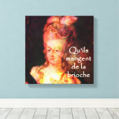 Marie Antoinette Lasse sie Kuchen essen Leinwanddruck (Insitu (Holzboden))