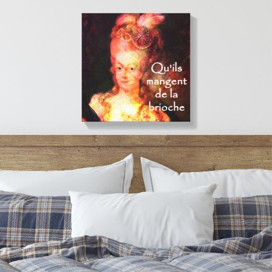 Marie Antoinette Lasse sie Kuchen essen Leinwanddruck (Insitu (Schlafzimmer))