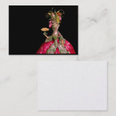 Marie Antoinette Lasse sie mit Visitenkarten Visitenkarte (Vorne/Hinten)