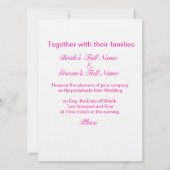 Marie Antoinette Lasse sie zum Essen Einladung (Vorderseite)