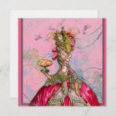 Marie Antoinette Lasse sie zum Essen Einladung (Vorne/Hinten)