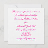 Marie Antoinette Lasse sie zum Essen Einladung (Rückseite)