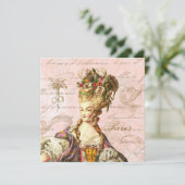 Marie Antoinette Lasse sie zum Essen Einladung (Stehend Vorderseite)