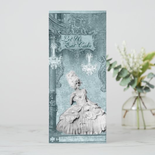 Marie Antoinette Lasse uns zum Essen ein Einladung (Stehend Vorderseite)