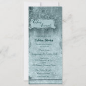 Marie Antoinette Lasse uns zum Essen ein Einladung (Rückseite)