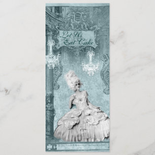 Marie Antoinette Lasse uns zum Essen ein Einladung