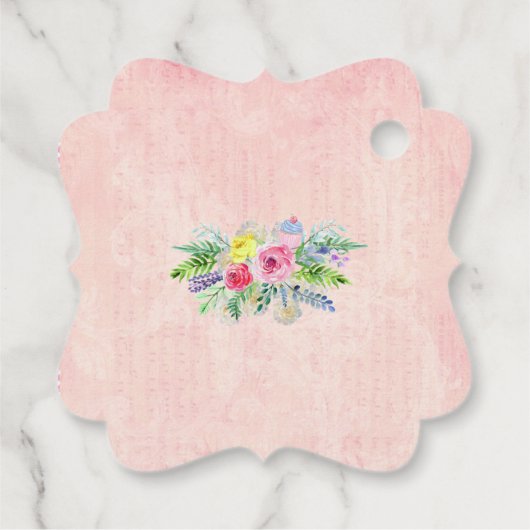 Marie Antoinette ~ Lasst uns Kuchen essen Geschenkanhänger (Rückseite)